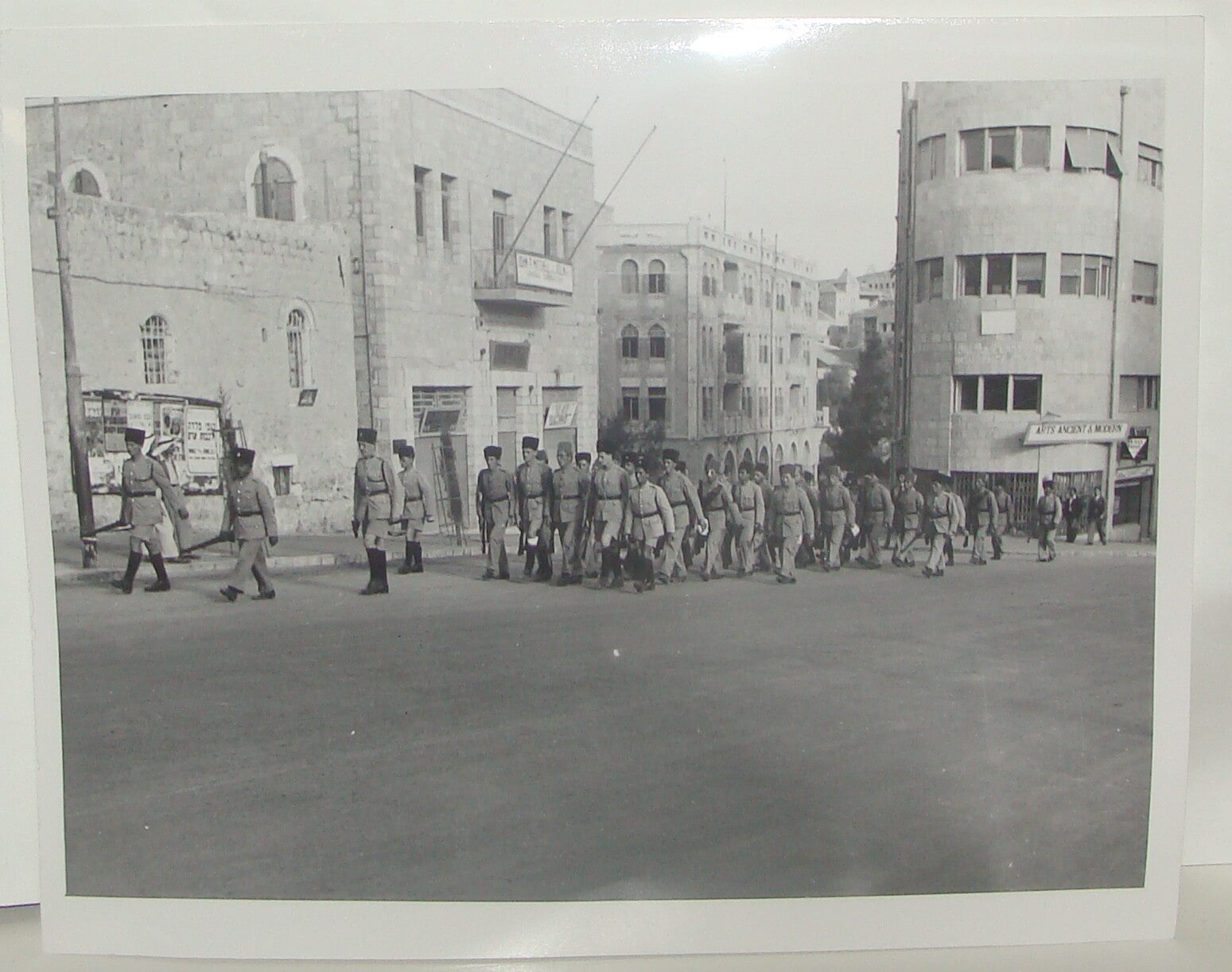 Photo Print, Jewish Judaica Palestine Israel Jerusalem Police King David 1938