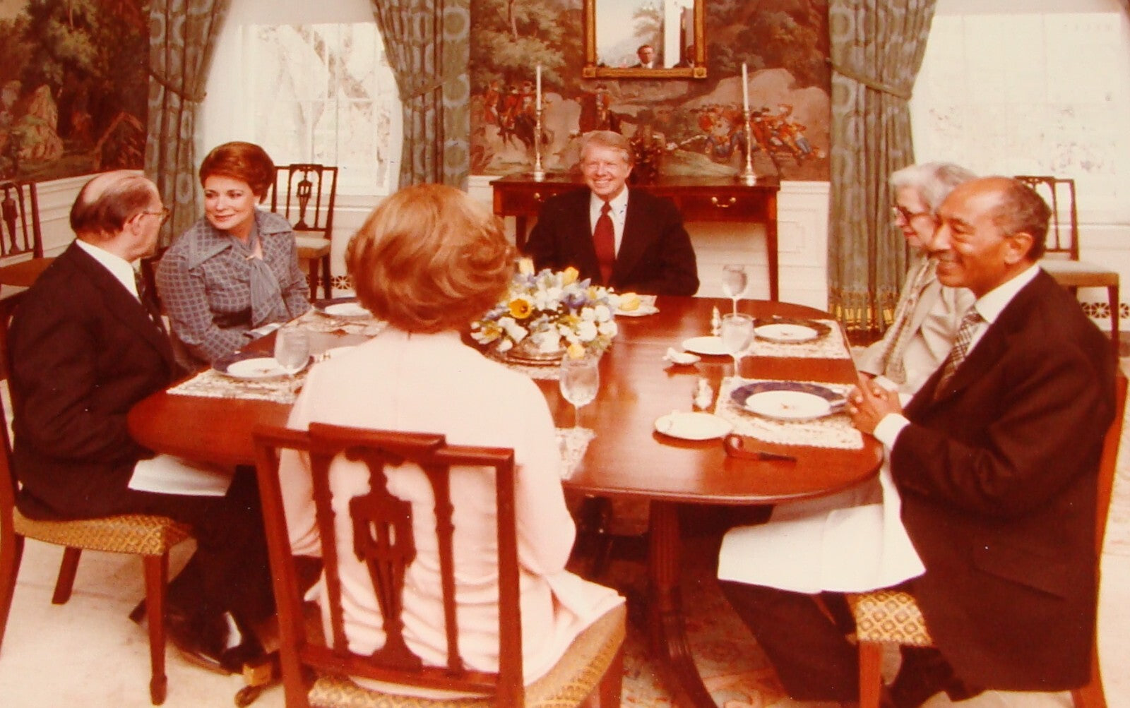 Pol Photo Israel Ad President Jimmy Carter Prime Minister Begin Egypt Sadat Peac