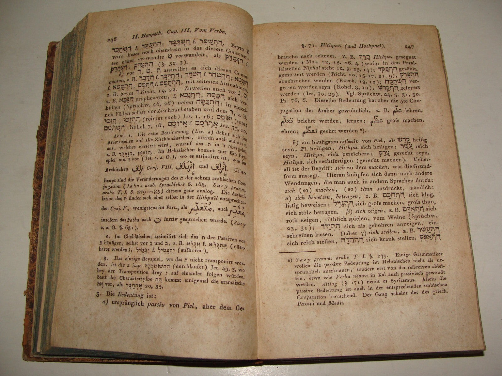 Germany Book Jewish Judaica German Wilhelm Gesenius Hebrew Language 1817