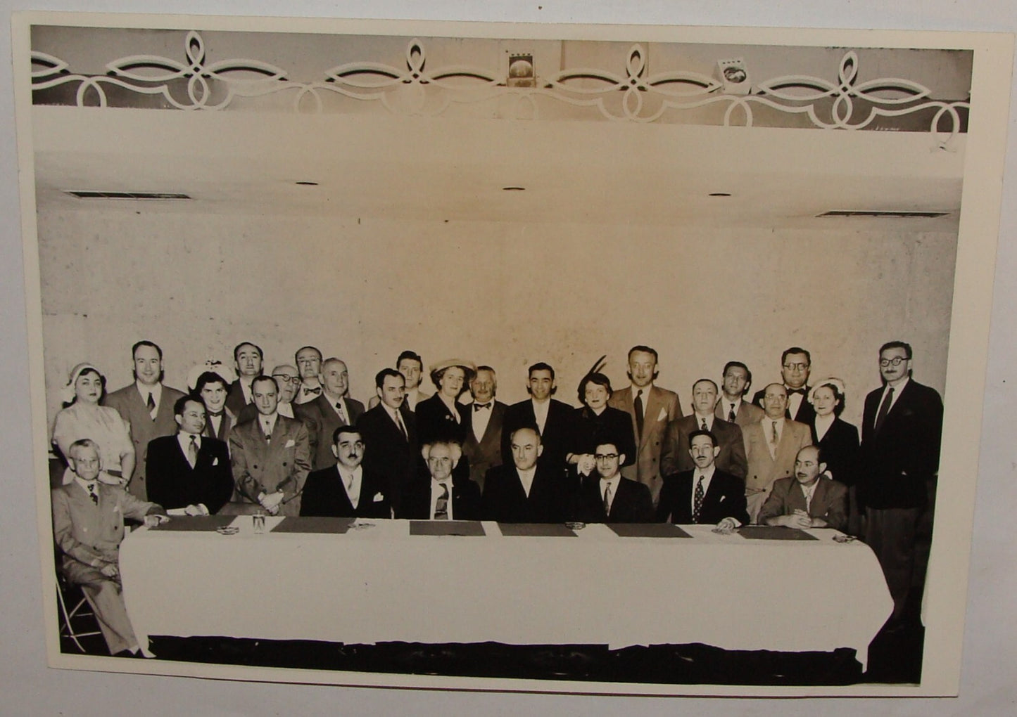 Pol Photo Print, Jewish Judaica 1951 BEN GURION Israel Prime Minister Chicago