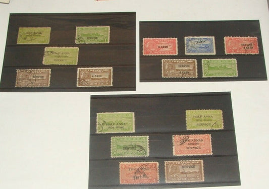 India Travancore Anchel Stamp Stamps Lot