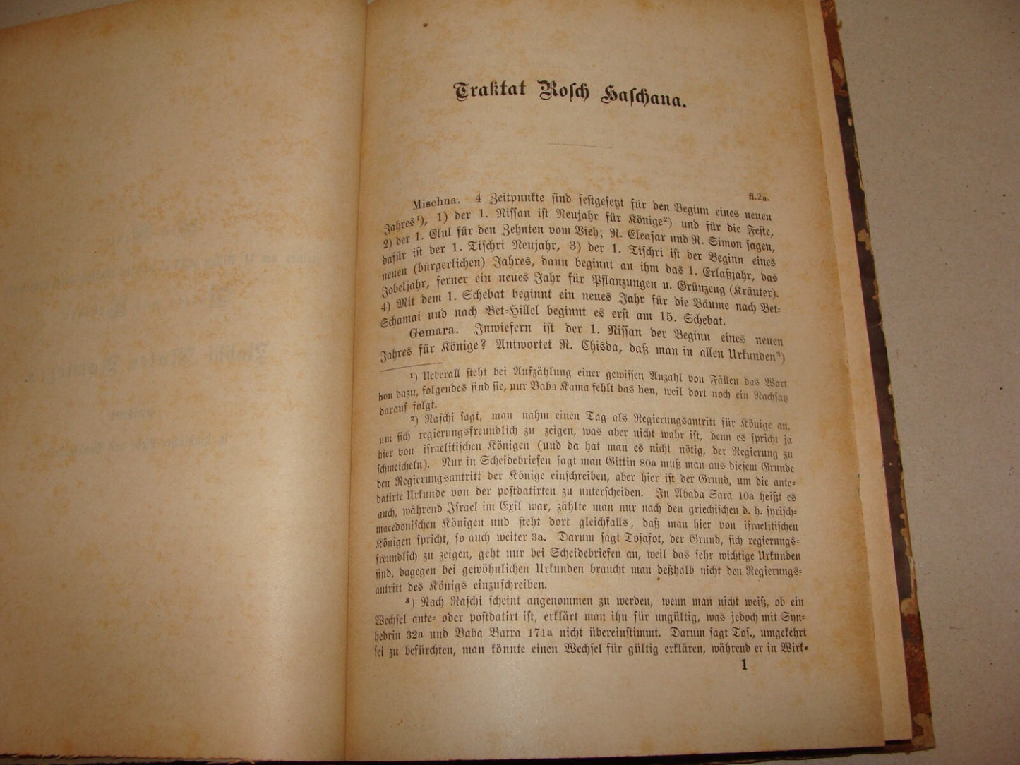 Germany Book Jewish Judaica 1886 German   Frankfurt Rabbi Rawicz ROSH HASHANAH