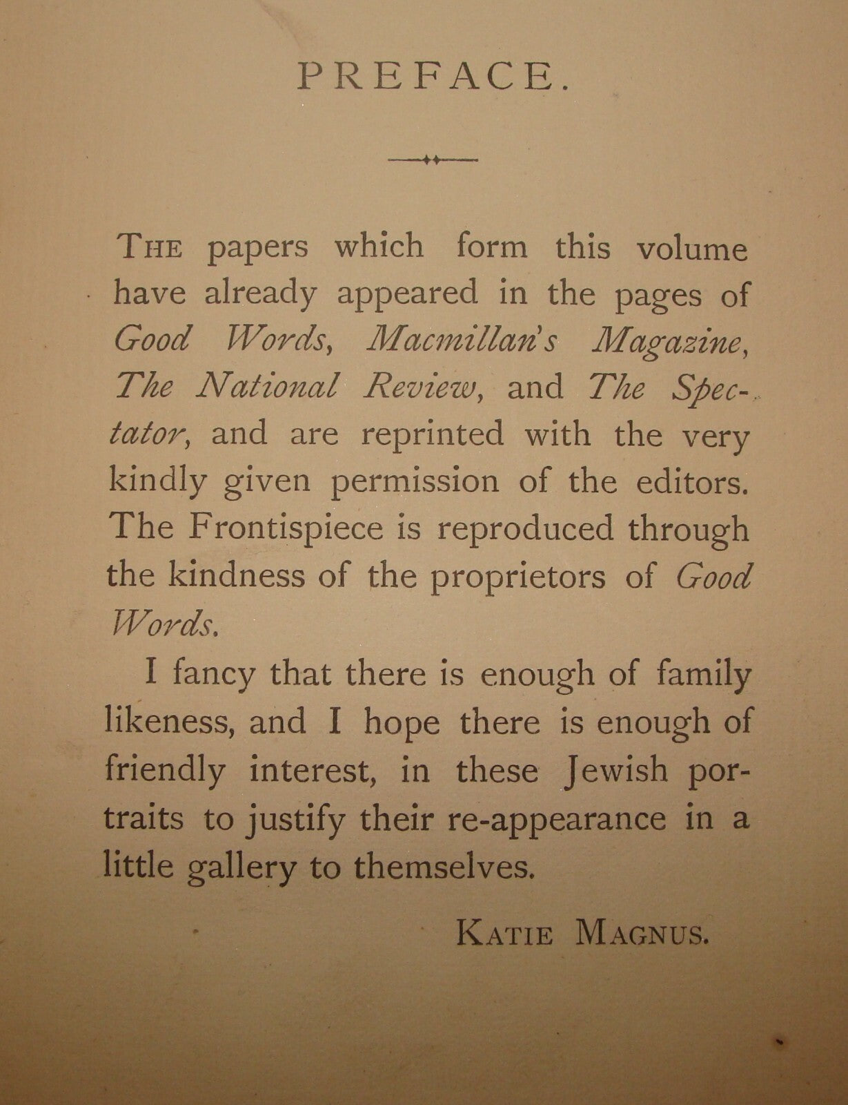 Jewish Judaica Antique 1888 Portraits By Lady Magnus London History 1st