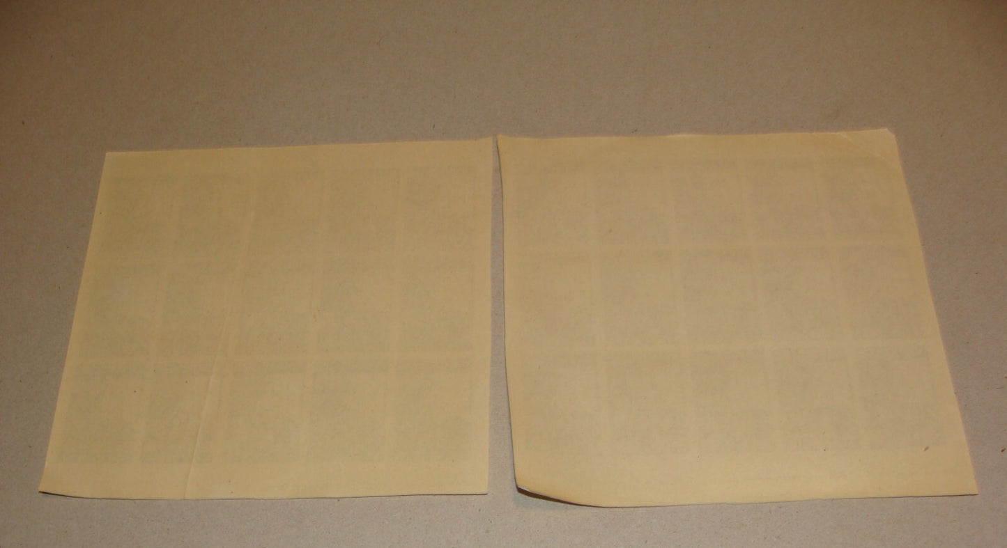 Stamp Jewish Judaica National Fund Sheet x2 Respect Thy Teacher ISRAEL 1950s