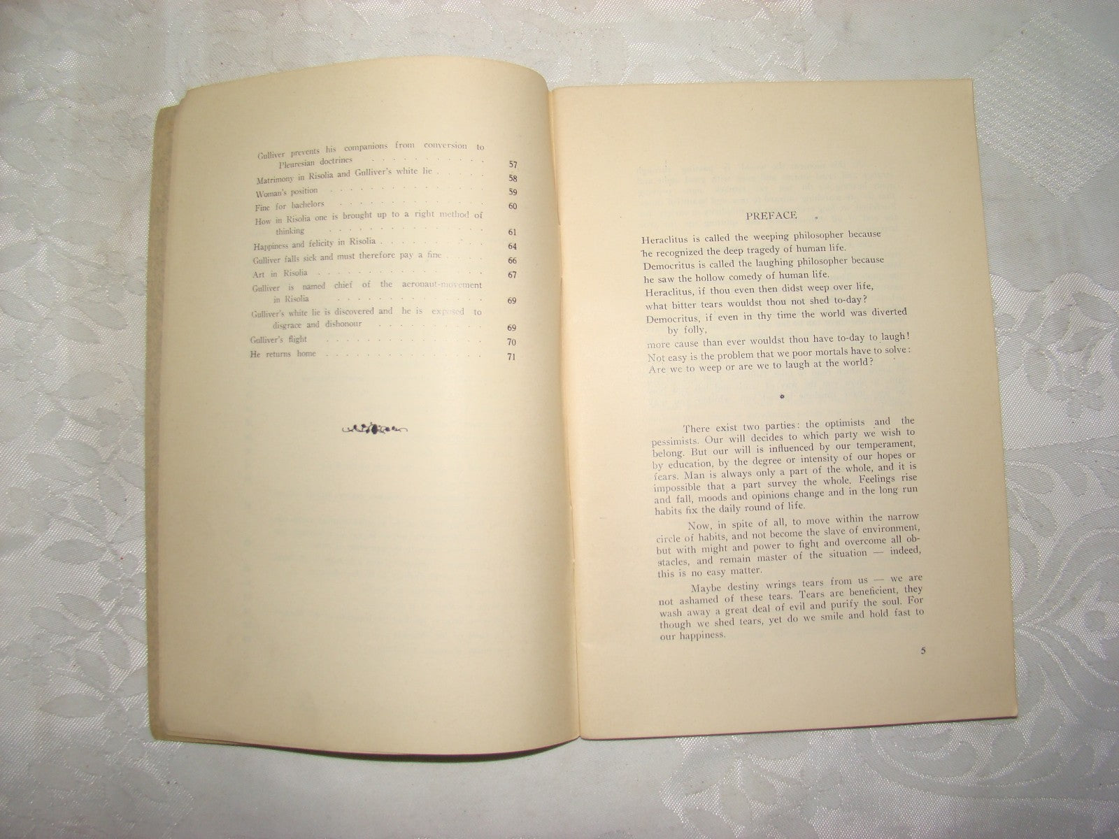 Book Jewish Maurice Ascher Gulliver's New Travel Palestine Israel 1940 Children