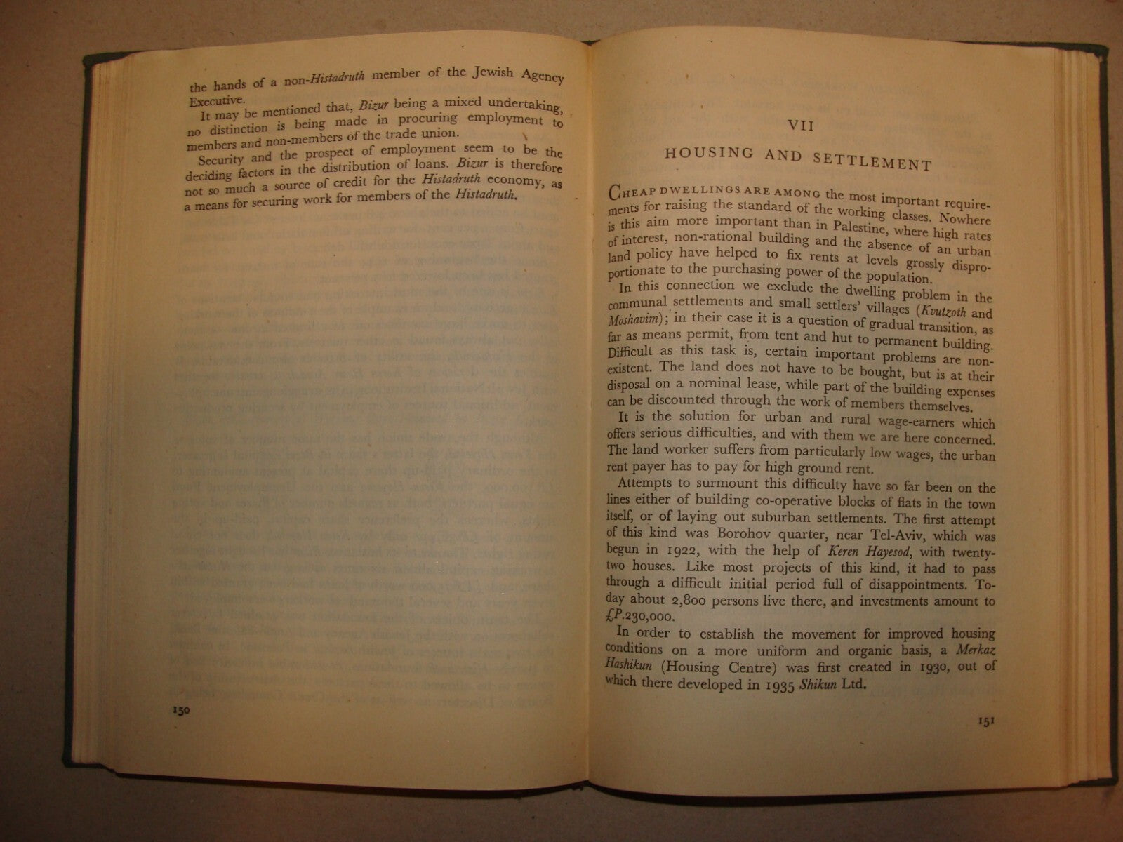 Book Jewish Judaica 1945 Labour Economy In Palestine Israel Muenzner London