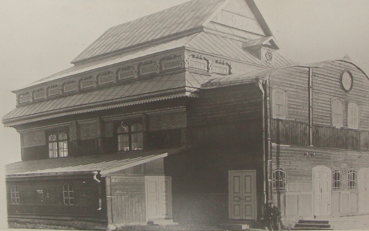 Photo Print, Jewish Judaica Lithuania Vilkoviskis Vilkaviskis Synagogue 190?