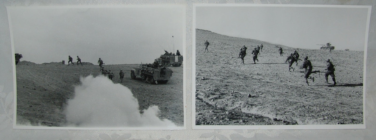 Israel Army 1973 Military IDF Yom Kippur War Press Photo Soldiers Battle