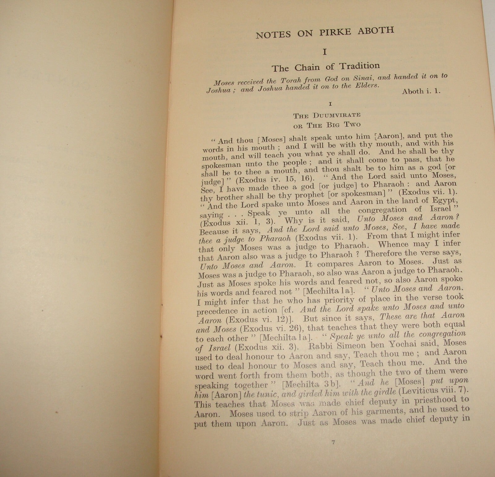 Booklet Jewish Judaica Rabbi Levy Notes on Pirke Aboth London 1939