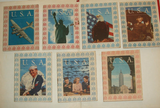 France French World War II Booklet X7 United States Army Military Photos