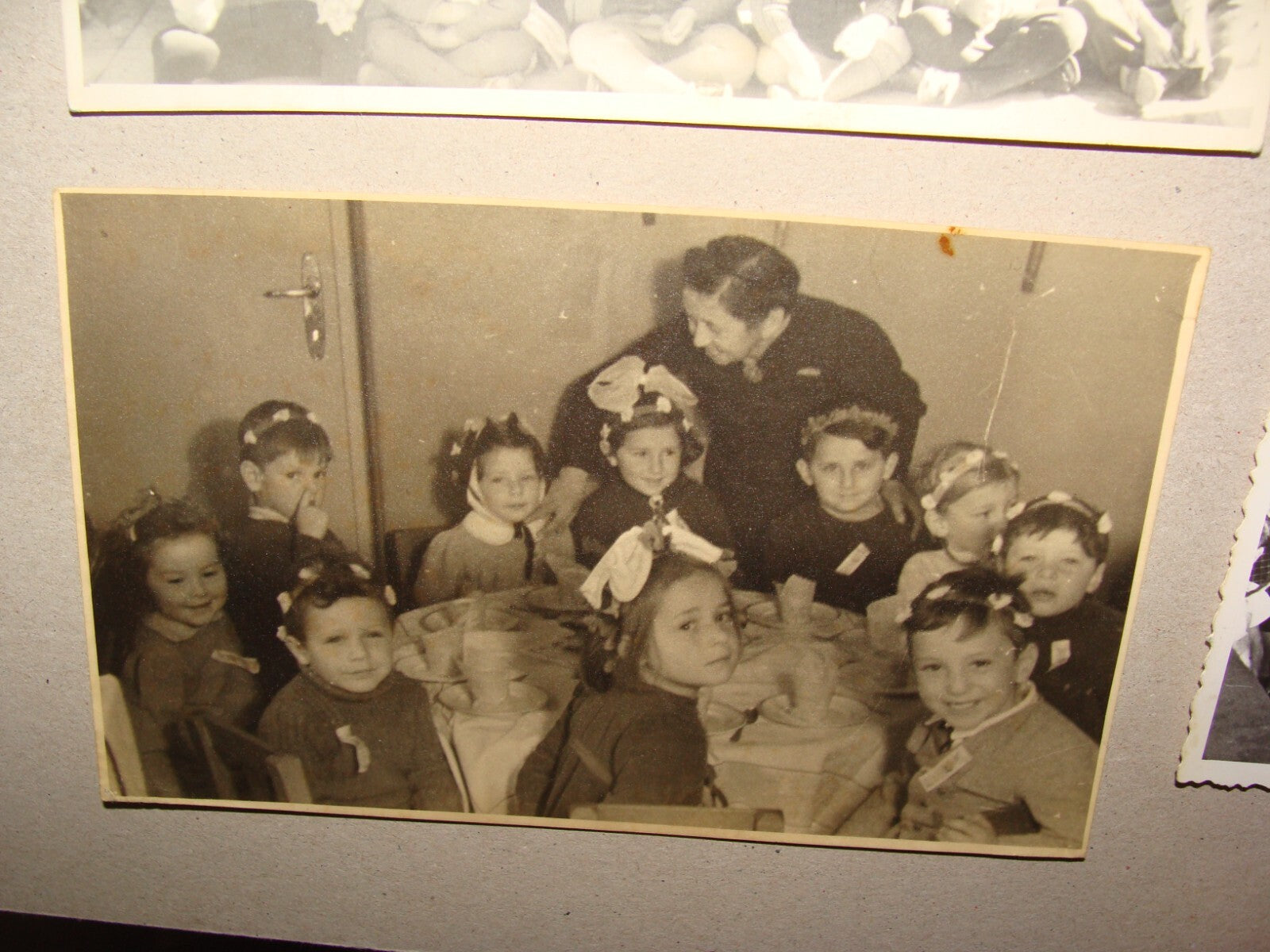 Photo Palestine Jewish 1940s Israel Jerusalem Kids Children Kindergarten x7