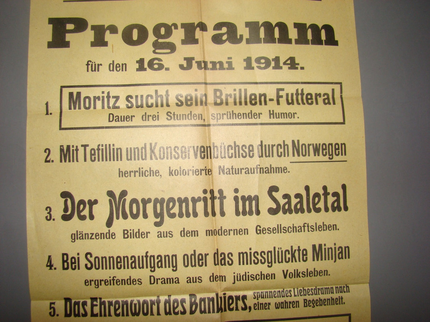 Germany Letter Jewish Judaica Antique 1914 Halberstadt Jews Judische Culture WW1