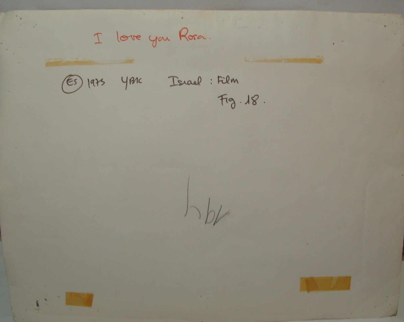 Jewish 1972 Israel Israeli Movie Film I LOVE YOU ROSA Press Photo Big 24x30 cm