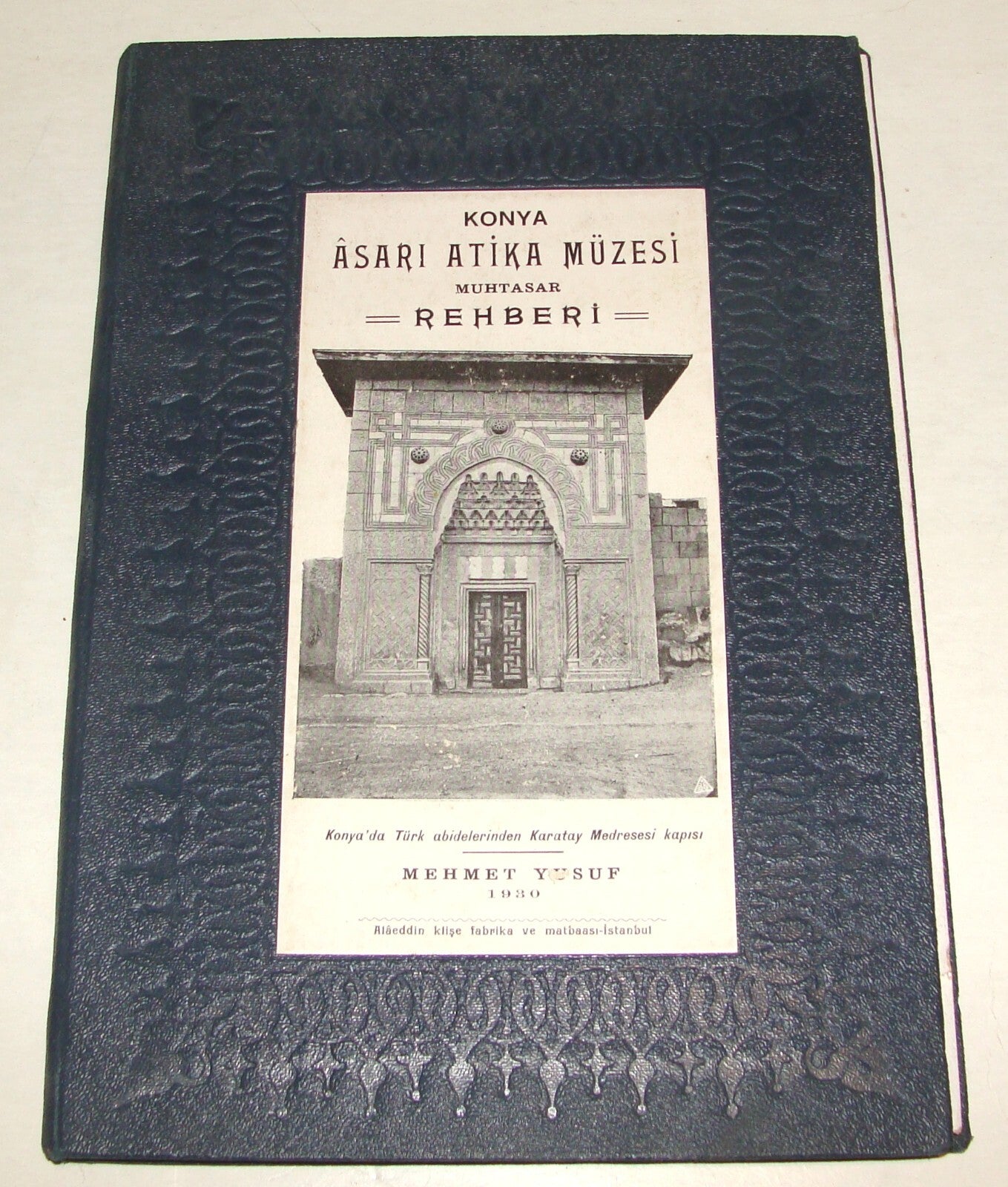 1930 Turkey Turkish Museum Book Guide Konya Archaeology