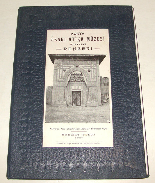 1930 Turkey Turkish Museum Book Guide Konya Archaeology