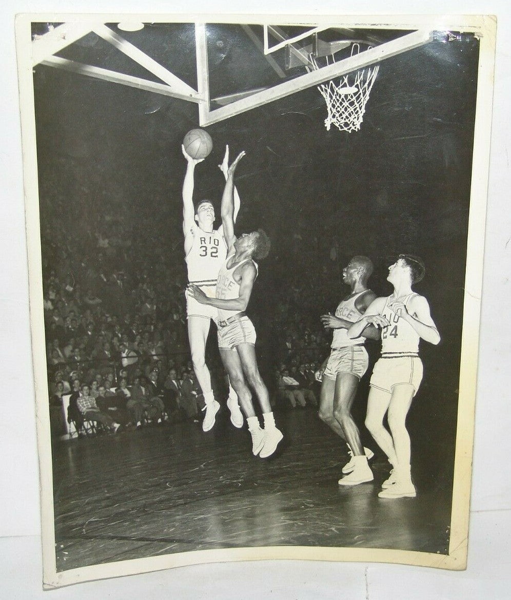 Clarence BEVO Francis 32 USA Basketball college Rio Grande MVP big photo 1954