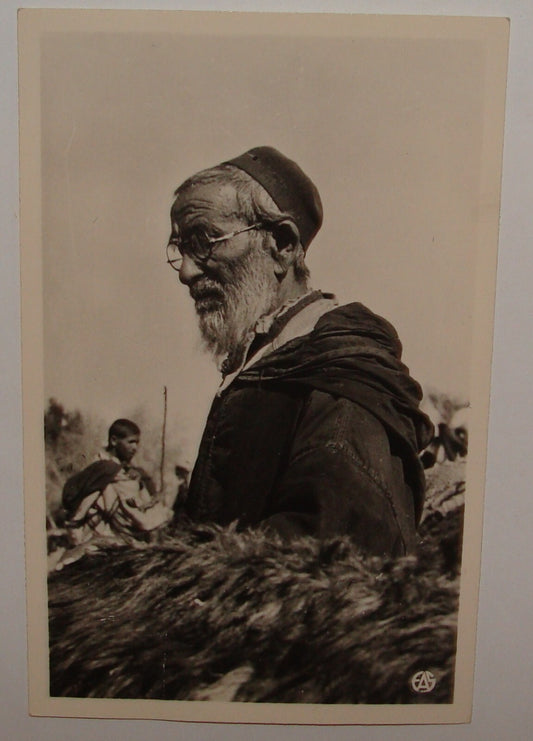 Photo Jewish Card Judaica Postcard Morocco Moroccan