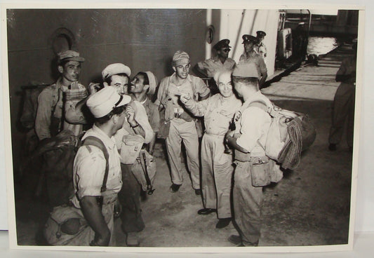 Israel Army Jewish Judaica Israeli Military IDF Ben Gurion Press Photo 1950