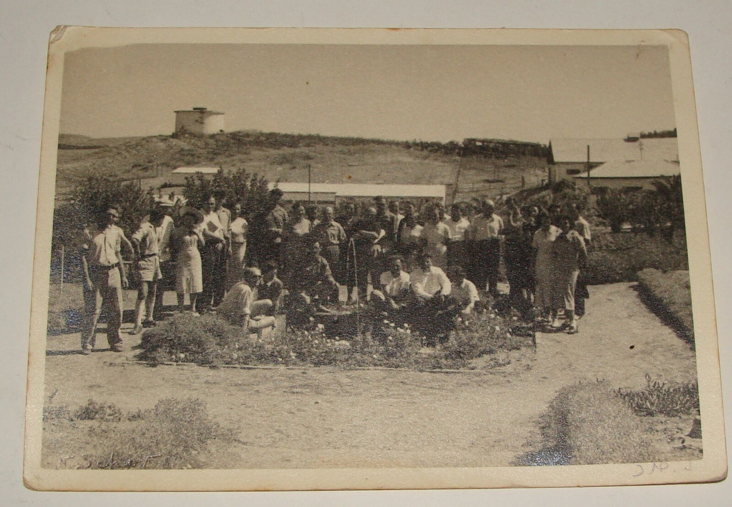 Photo Palestine Jewish Judaica Israel 1930 Gedera Original Zionist