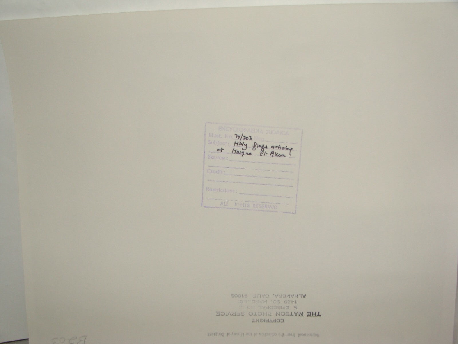 Photo Print, Palestine Israel Jerusalem 1930s Al Aqsa Mosque Flags Arab Islam