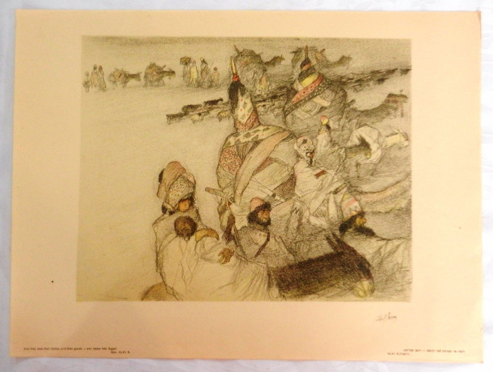 $ 1930 Palestine ABEL PANN Bezalel ART PORTFOLIO Biblical 12 LITHOGRAPHS Judaica