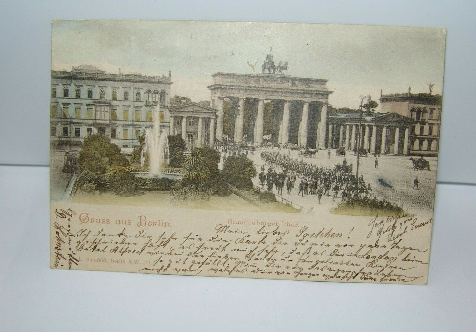 Germany Antique postcard stamps Londin UK Berlin   1900