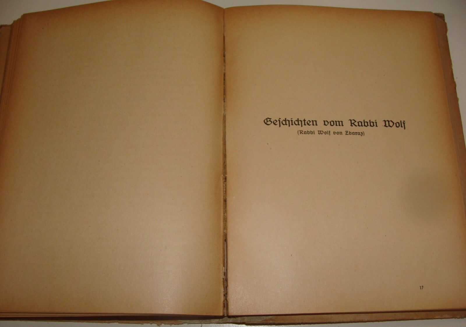 Germany Book Jewish 1920 Judaica German   Hassidic Religious Rabbi