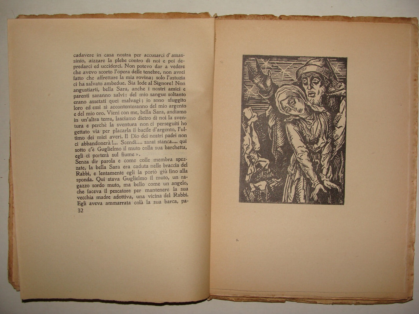 Book Jewish Judaica 1926 Heinrich Heine Bacherach Rabbi Italy Italian