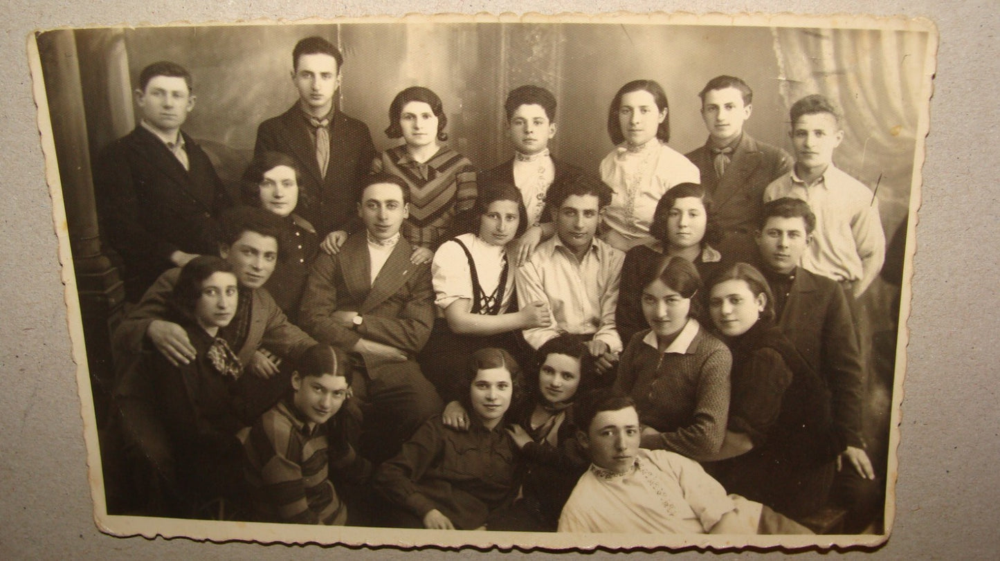 Photo Jewish 1920s Lithuania Kalvarija Zionist Youth Movement