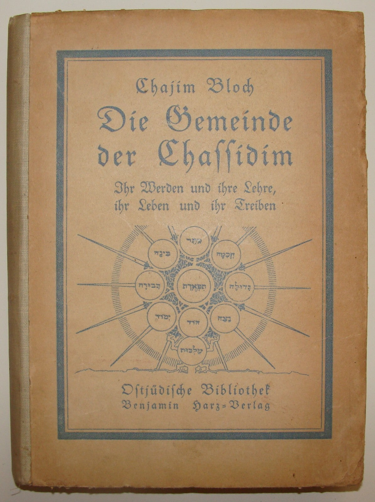 Germany Book Jewish 1920 Judaica German   Hassidic Religious Rabbi