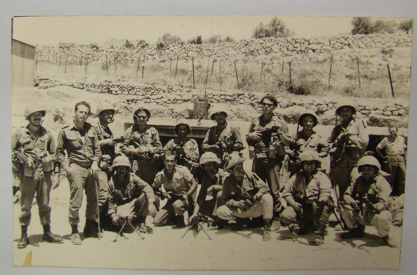 Israel Army Jewish Judaica Israeli IDF Military Photo 1967 Arab Legion Weapon
