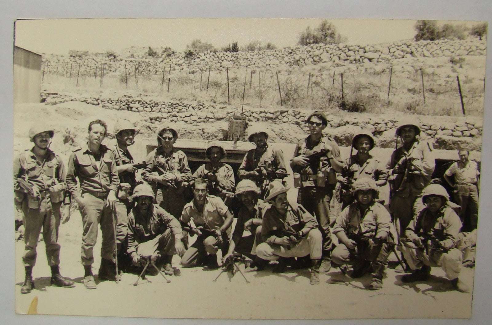 Israel Army Jewish Judaica Israeli IDF Military Photo 1967 Arab Legion Weapon