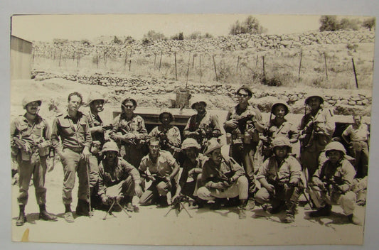 Israel Army Jewish Judaica Israeli IDF Military Photo 1967 Arab Legion Weapon