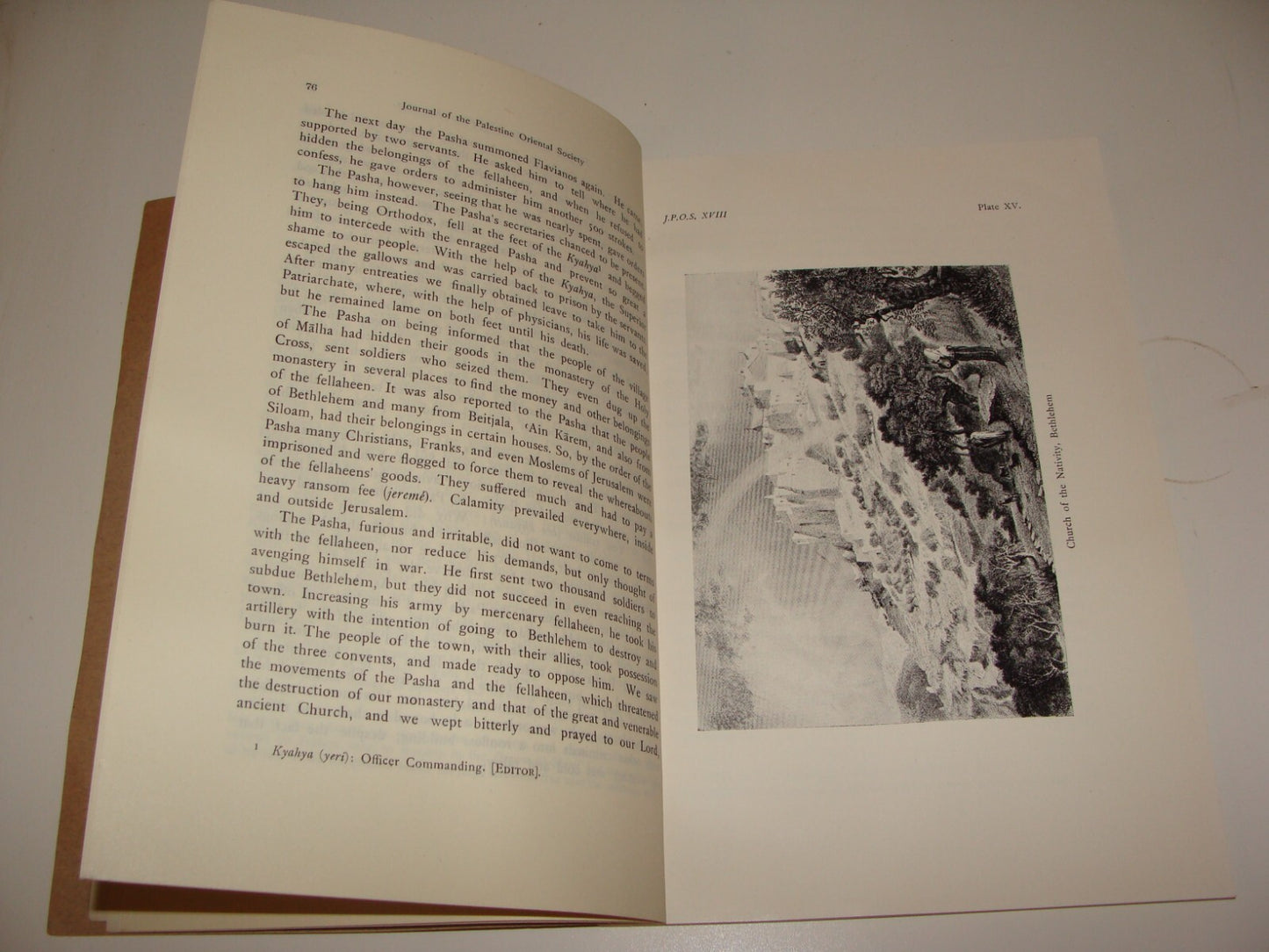 Booklet Palestine JOURNAL 1938 OF ORIENTAL SOCIETY Reprint Annals S. N. Spyridon