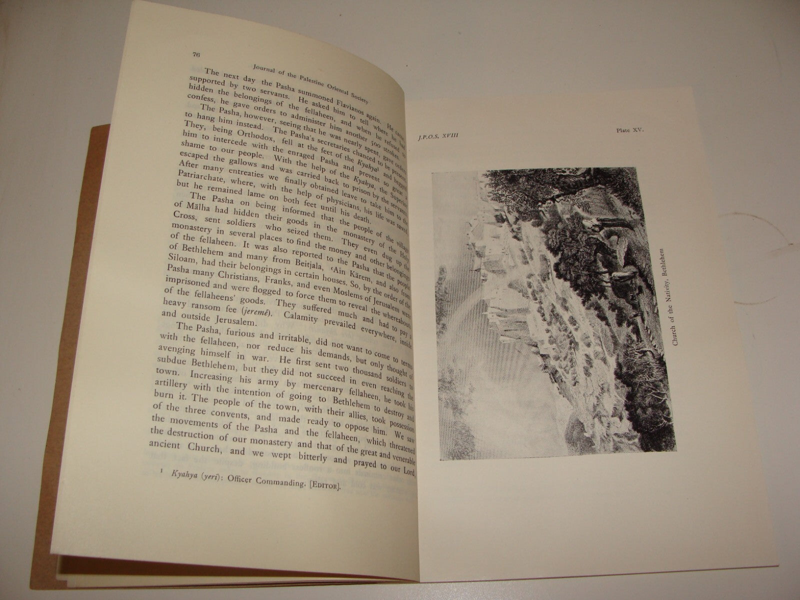 Booklet Palestine JOURNAL 1938 OF ORIENTAL SOCIETY Reprint Annals S. N. Spyridon