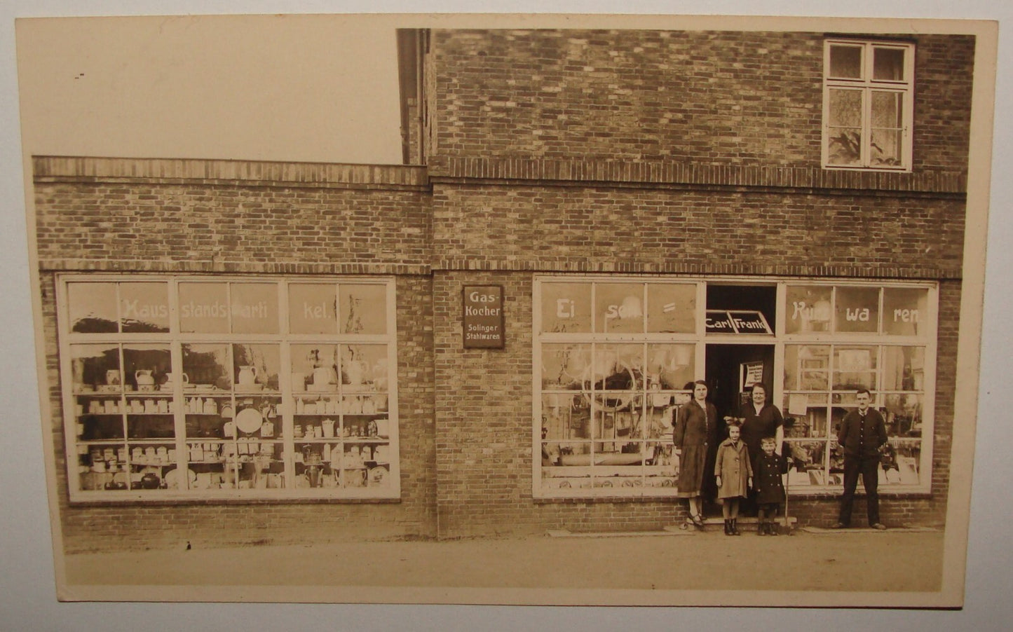 Germany 1920s-30s German Hamburg ? Photo Postcard Shop Store Solinger