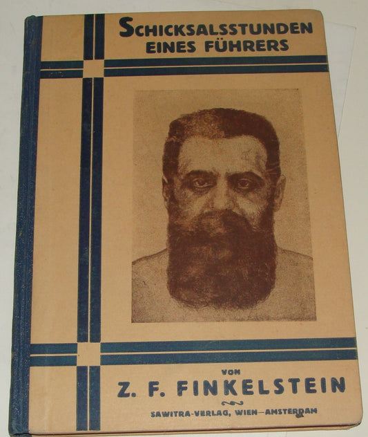 Book Jewish Judaica 1934 Wien HERZL German History Zionism Photos