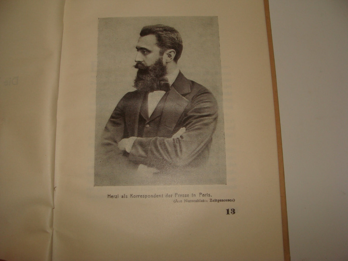 Book Jewish Judaica 1934 Wien HERZL German History Zionism Photos