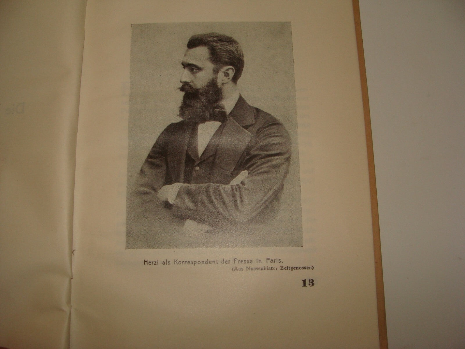 Book Jewish Judaica 1934 Wien HERZL German History Zionism Photos