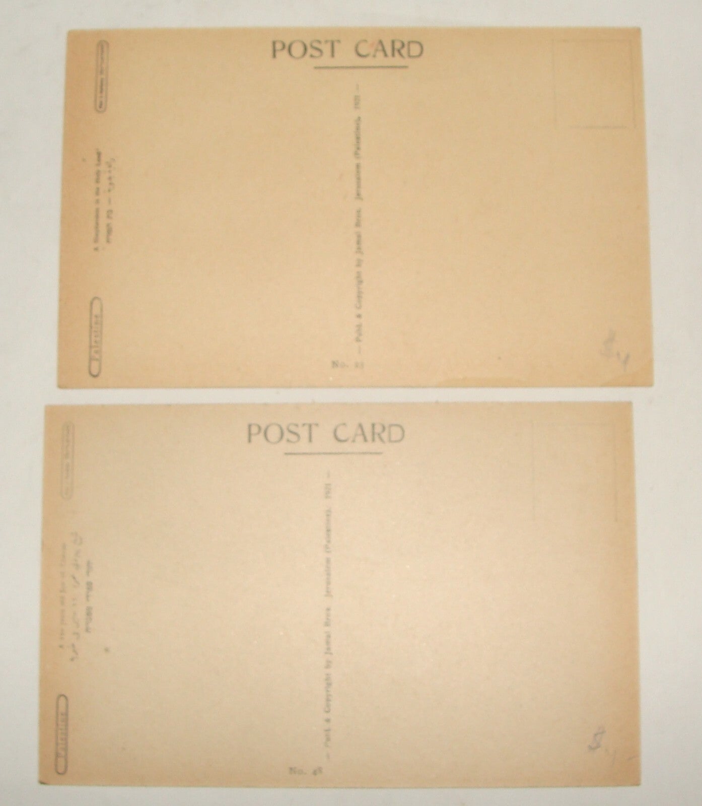 Photo Palestine Card Jewish Judaica Israel 1920s Postcard Tiberias Sephardic