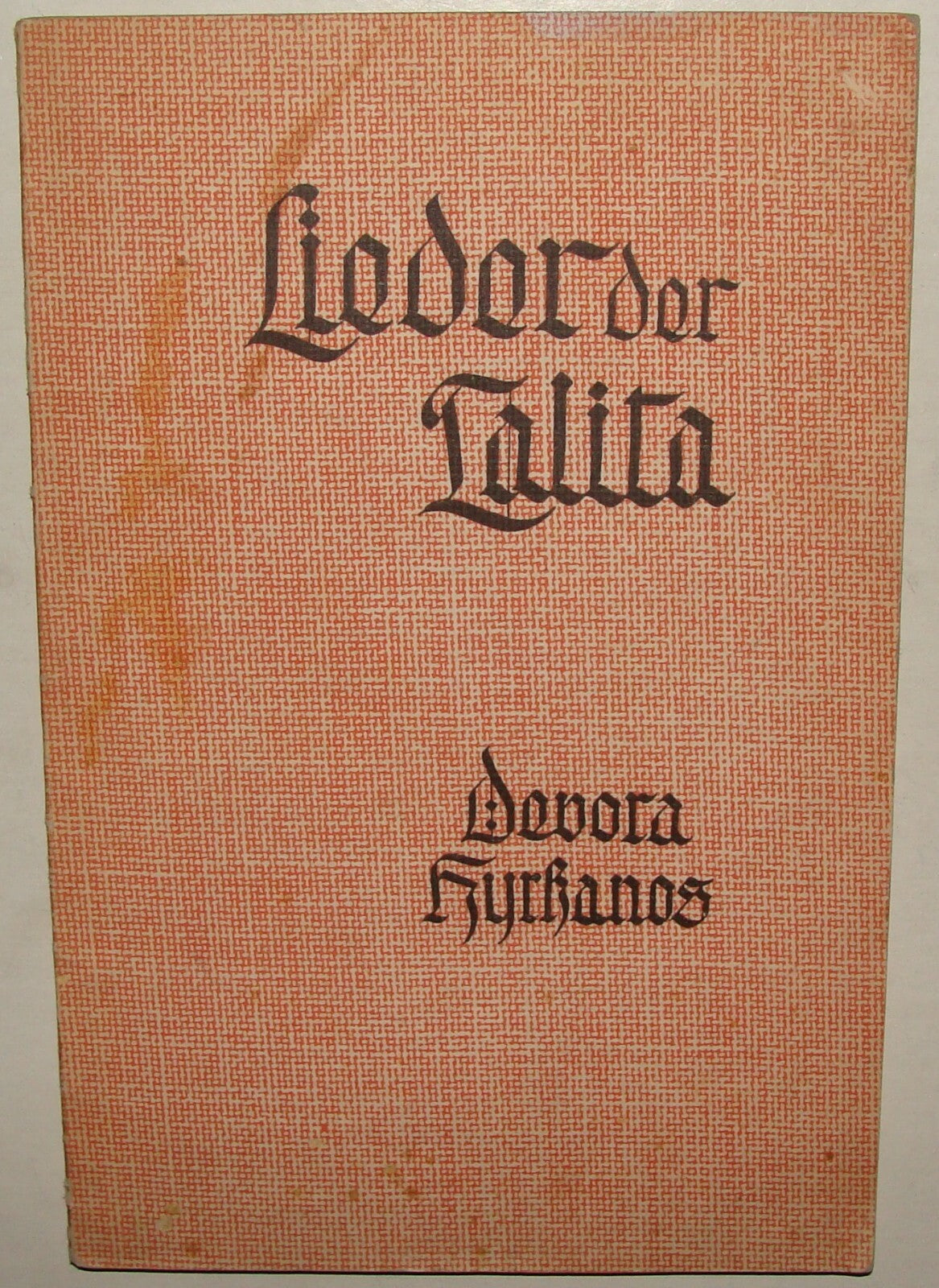 Jewish 1956 Israel Israeli German Songs Poems Poetry Author Signed LIEDER TALITA