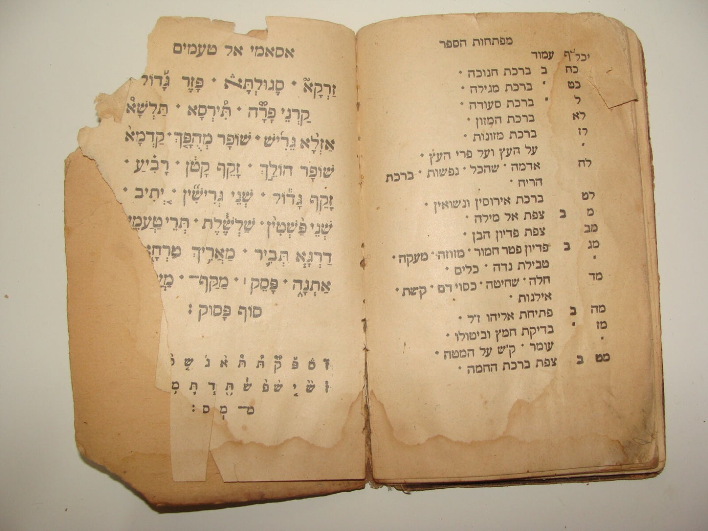 Book Jewish Judaica 1928 Rabbi Sephardic Livorno as Baghdad ברכות שמים