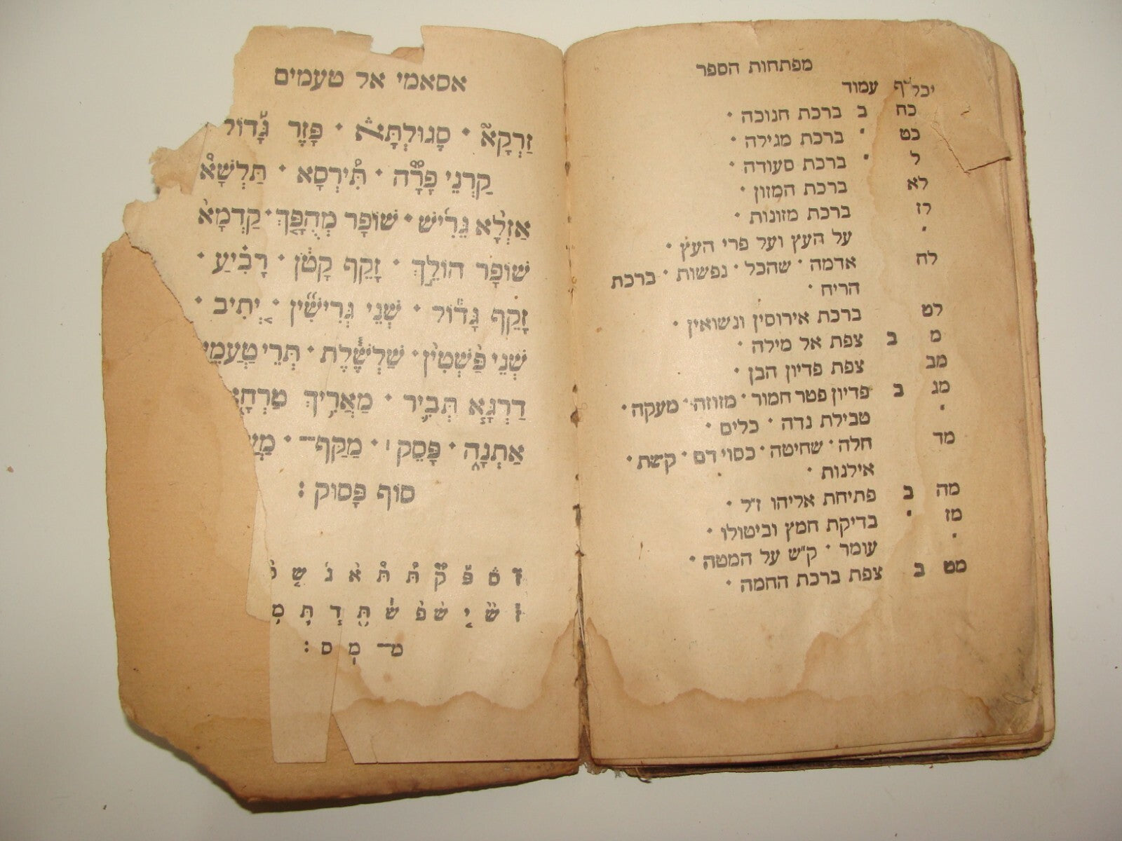 Book Jewish Judaica 1928 Rabbi Sephardic Livorno as Baghdad ברכות שמים