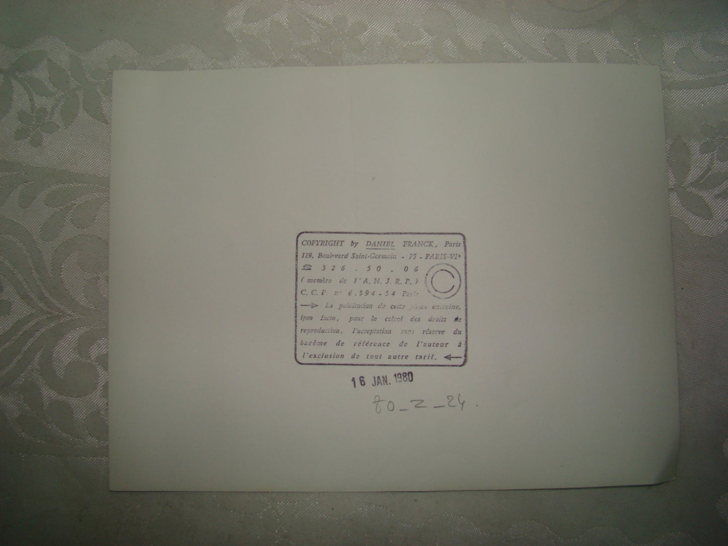 Photo Jewish Hebrew 1980 Israel Israeli Politician Yitzhak Rabin יצחק רבין