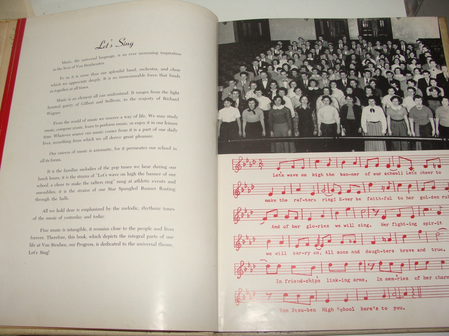 Jewish Judaica 1953 Progress Von Steuben High School Chicago Yearbook Hebrew