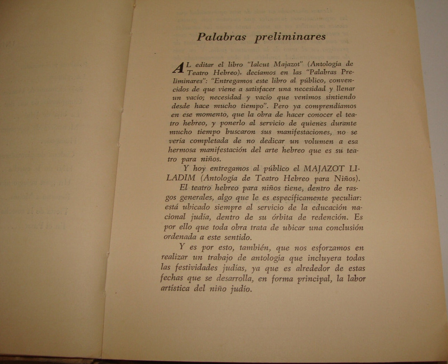 Book Jewish Judaica 1950 Argentina Buenos Aires Children Kids Theater Spanish