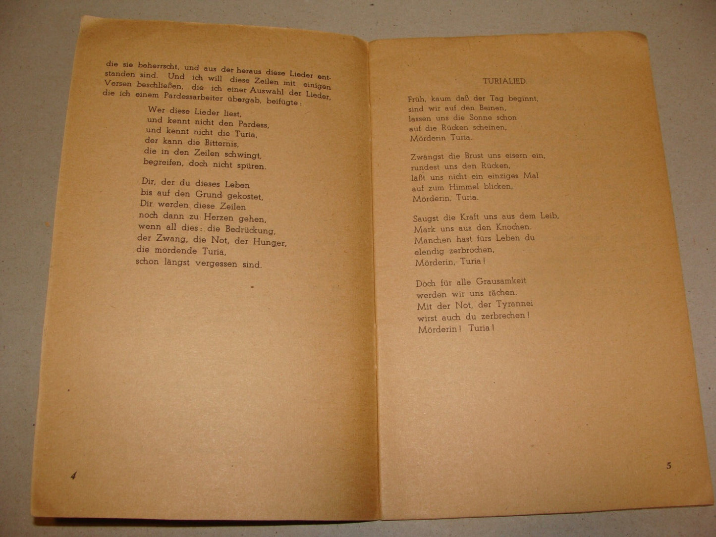 Jewish 1944 Zionist Palestine Israel Songs German HANS ROSENTHAL Agriculture