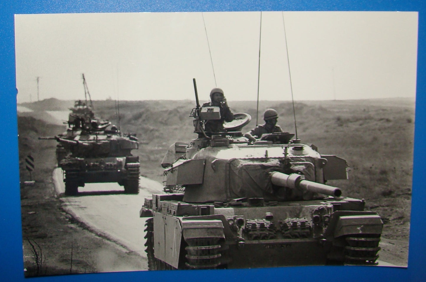 Israel Army Ad 1973 Yom Kippur War IDF Soldiers Tanks Advance to Syria Golan