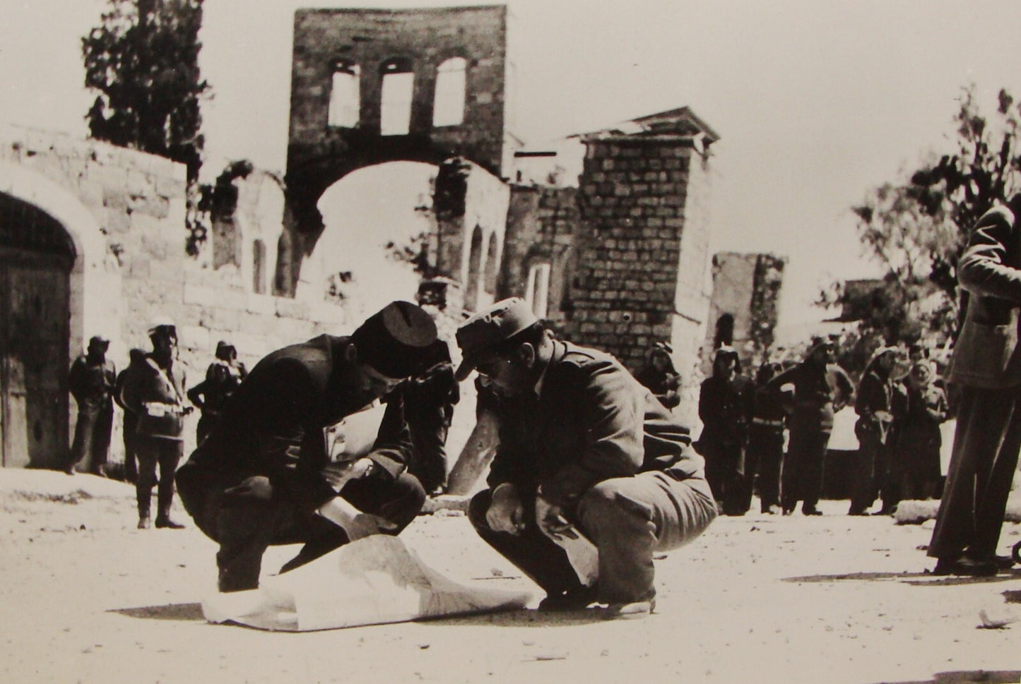 Photo Print Jewish Israel Army 1949 Military Jordan Independence War Ceasefire