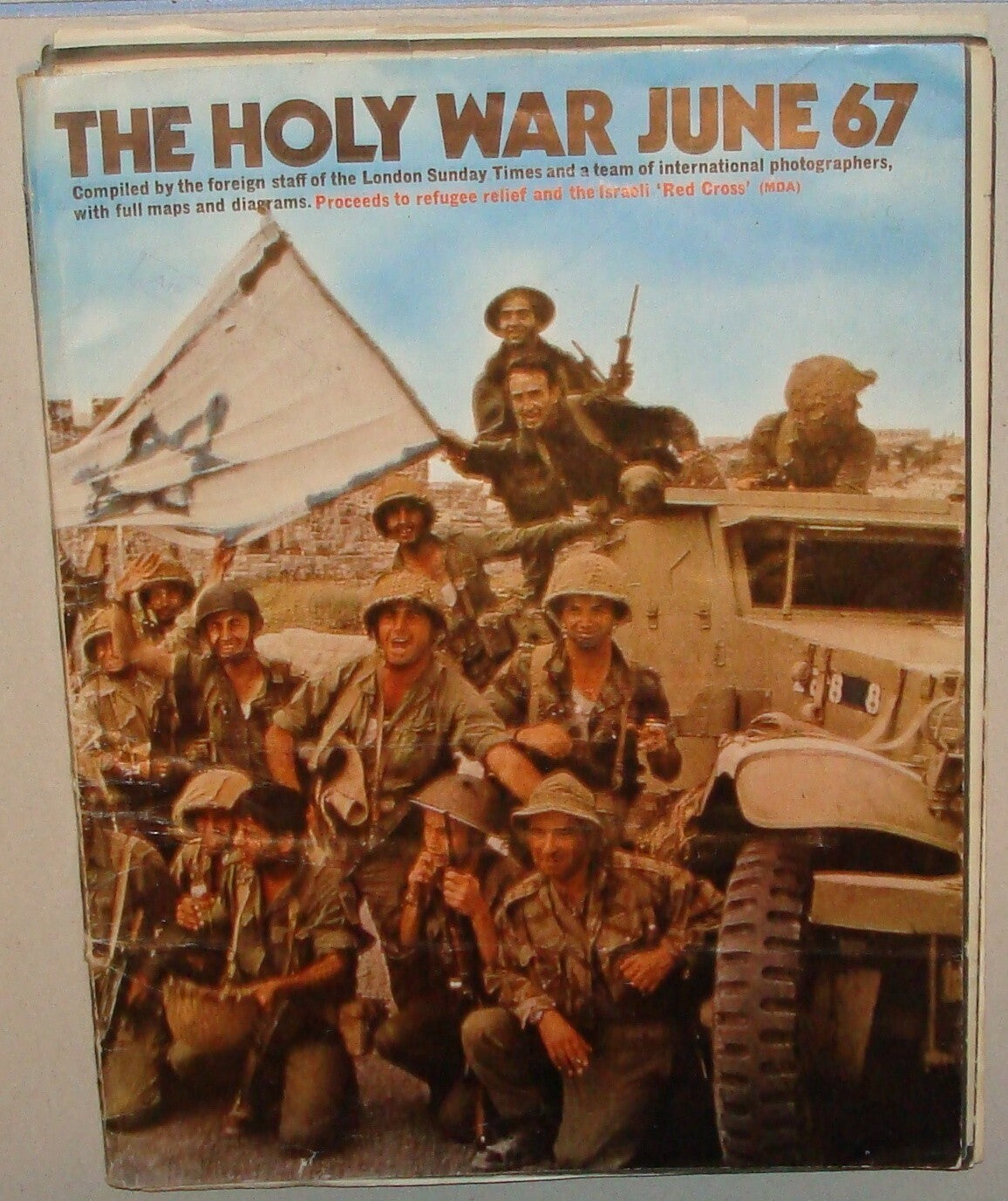 Photo Jewish Magazine Israel The Holy War June 1967 Six Day War Album London